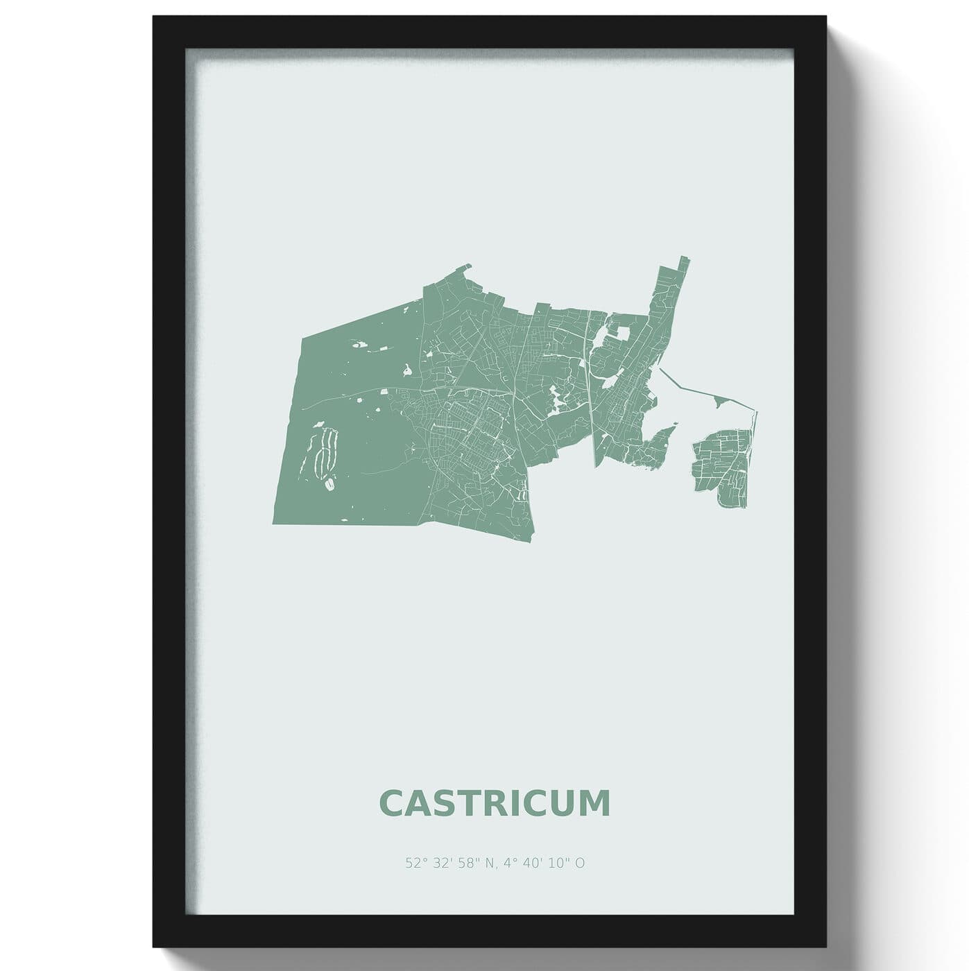 Poster Castricum - Groen