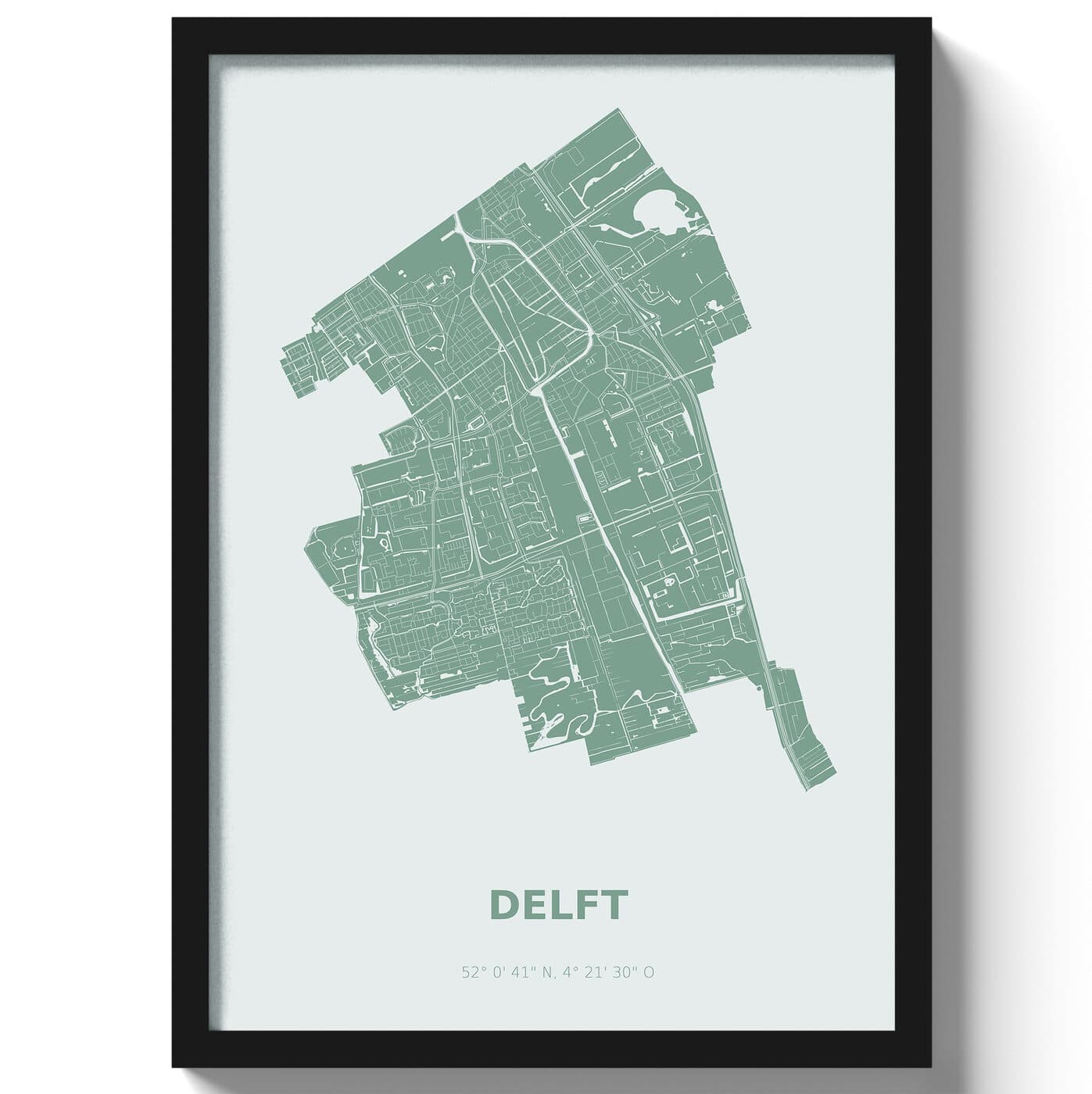 Poster Delft - Groen