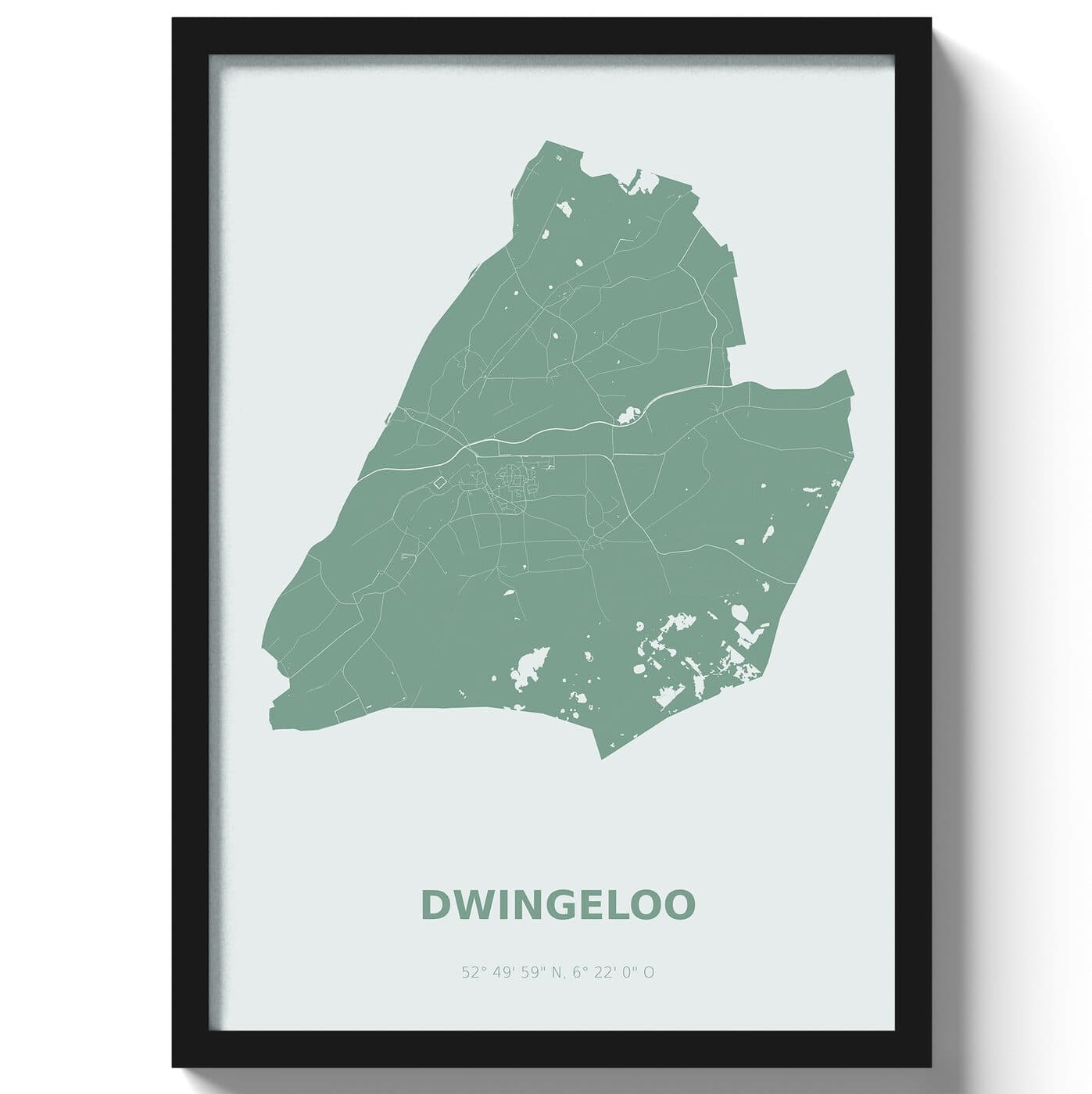 Poster Dwingeloo - Groen
