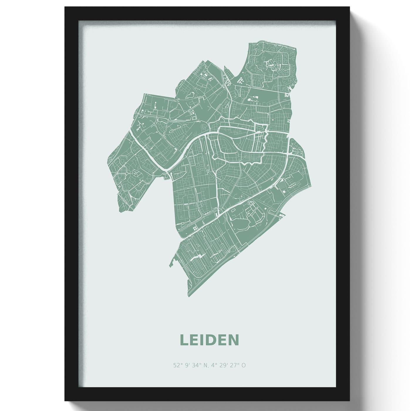 Poster Leiden - Groen