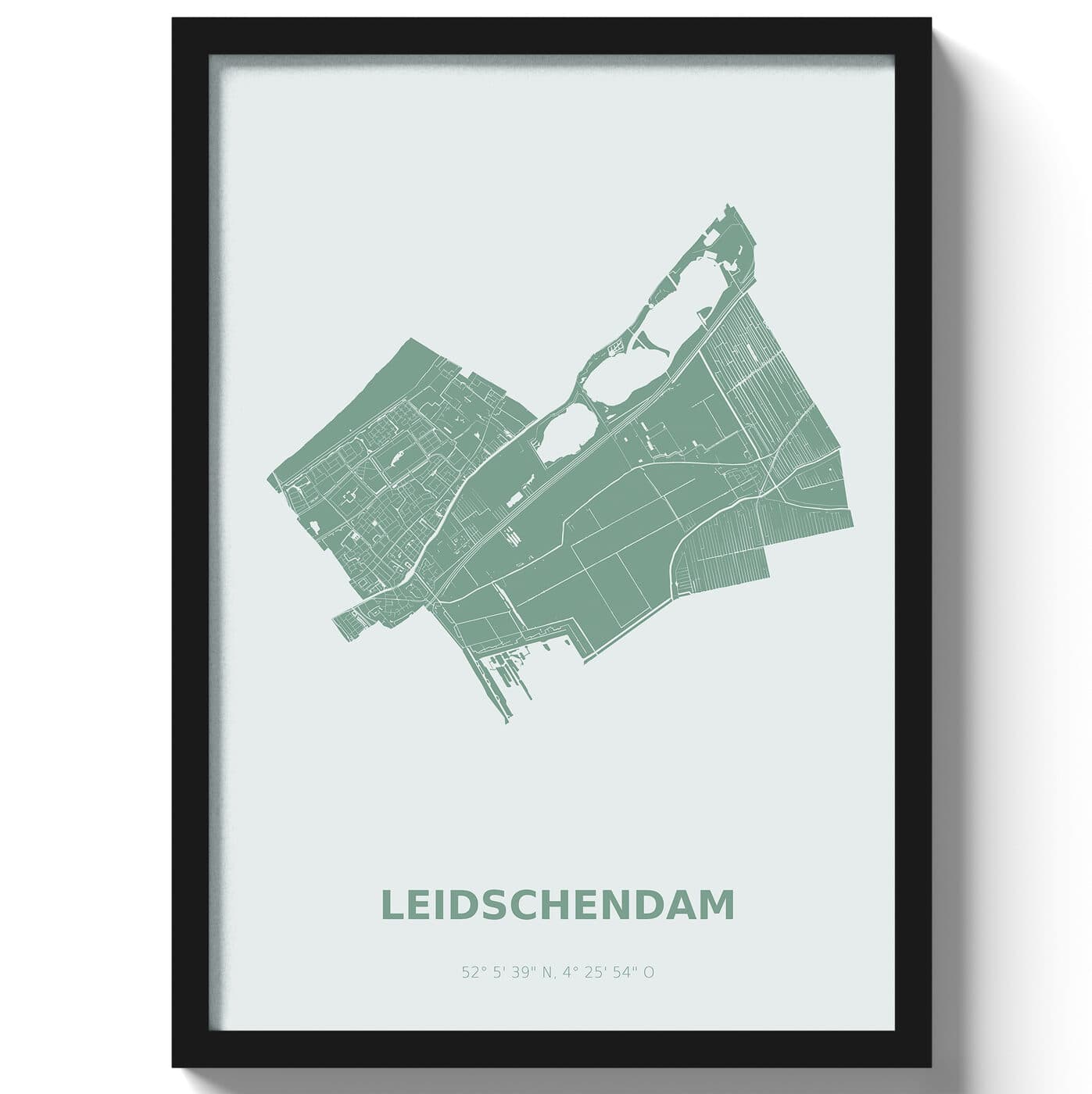 Poster Leidschendam - Groen