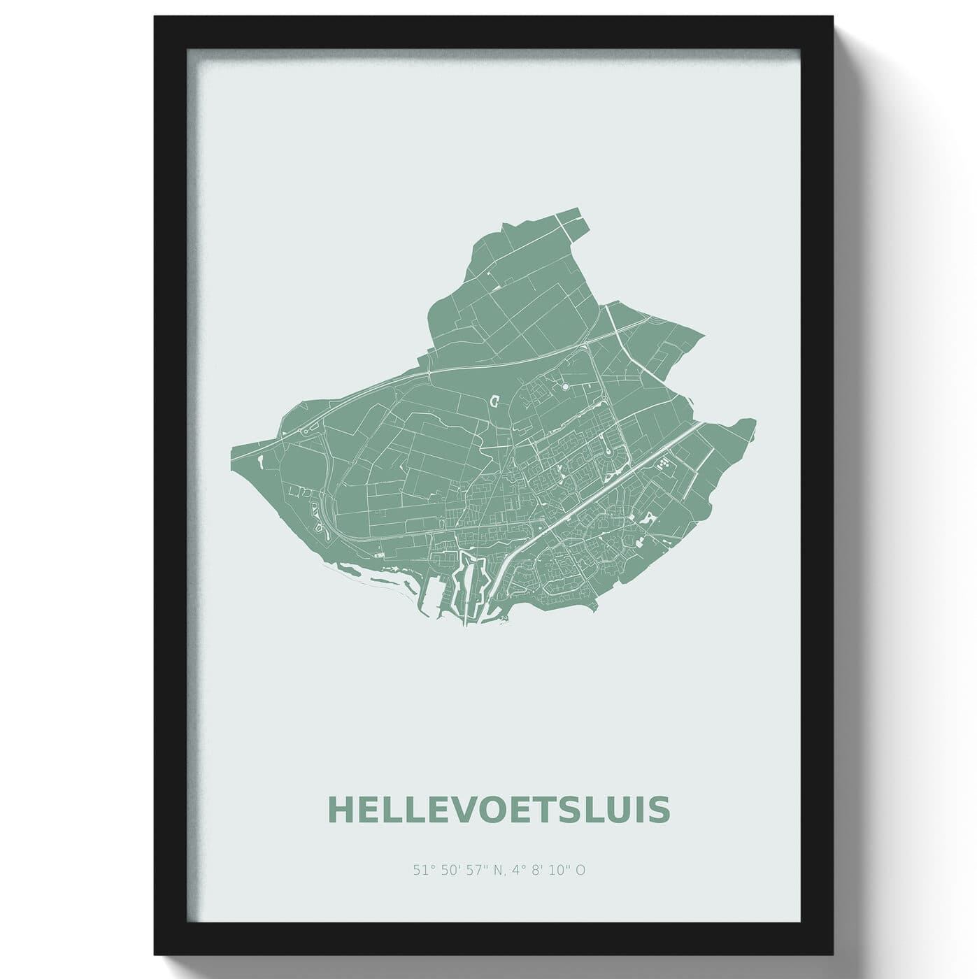 Poster Hellevoetsluis - Groen