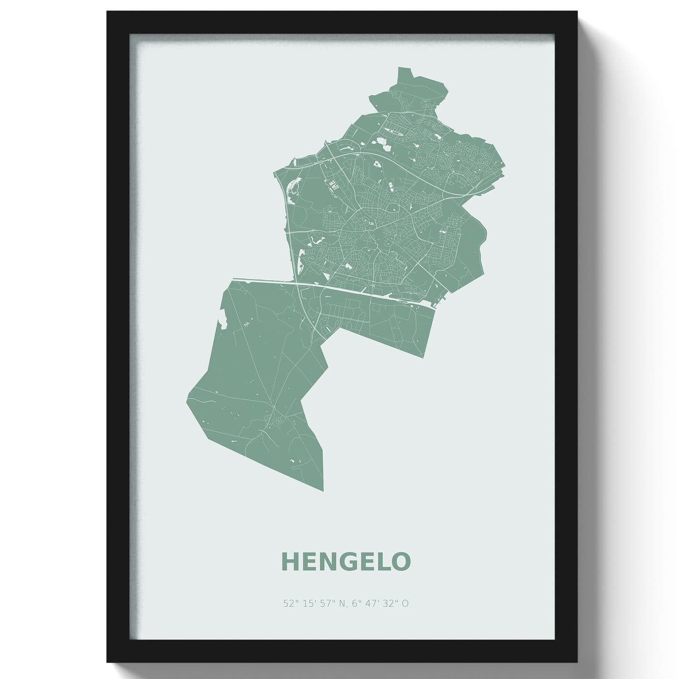 Poster Hengelo - Groen