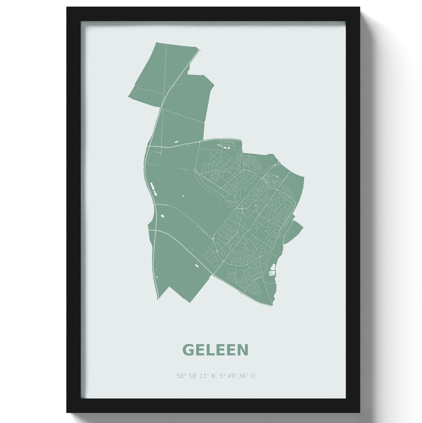 Poster Geleen - Groen