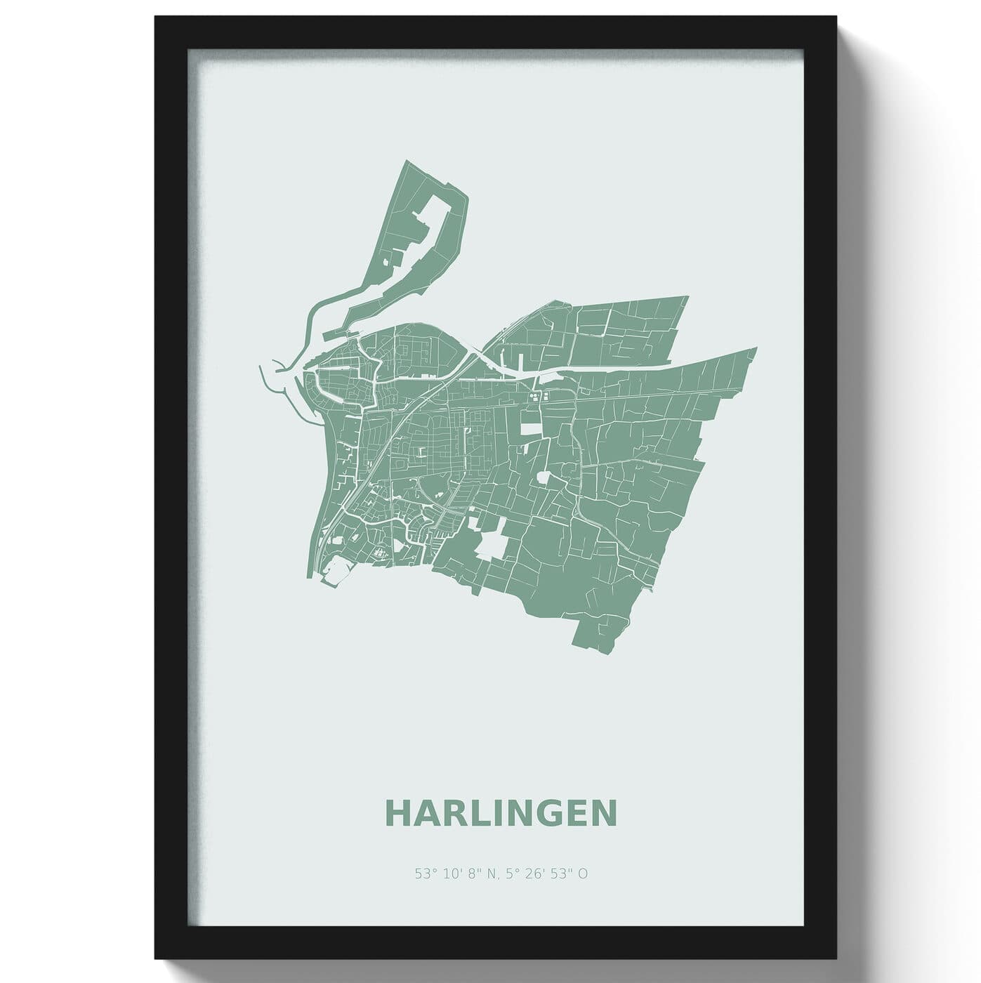 Poster Harlingen - Groen