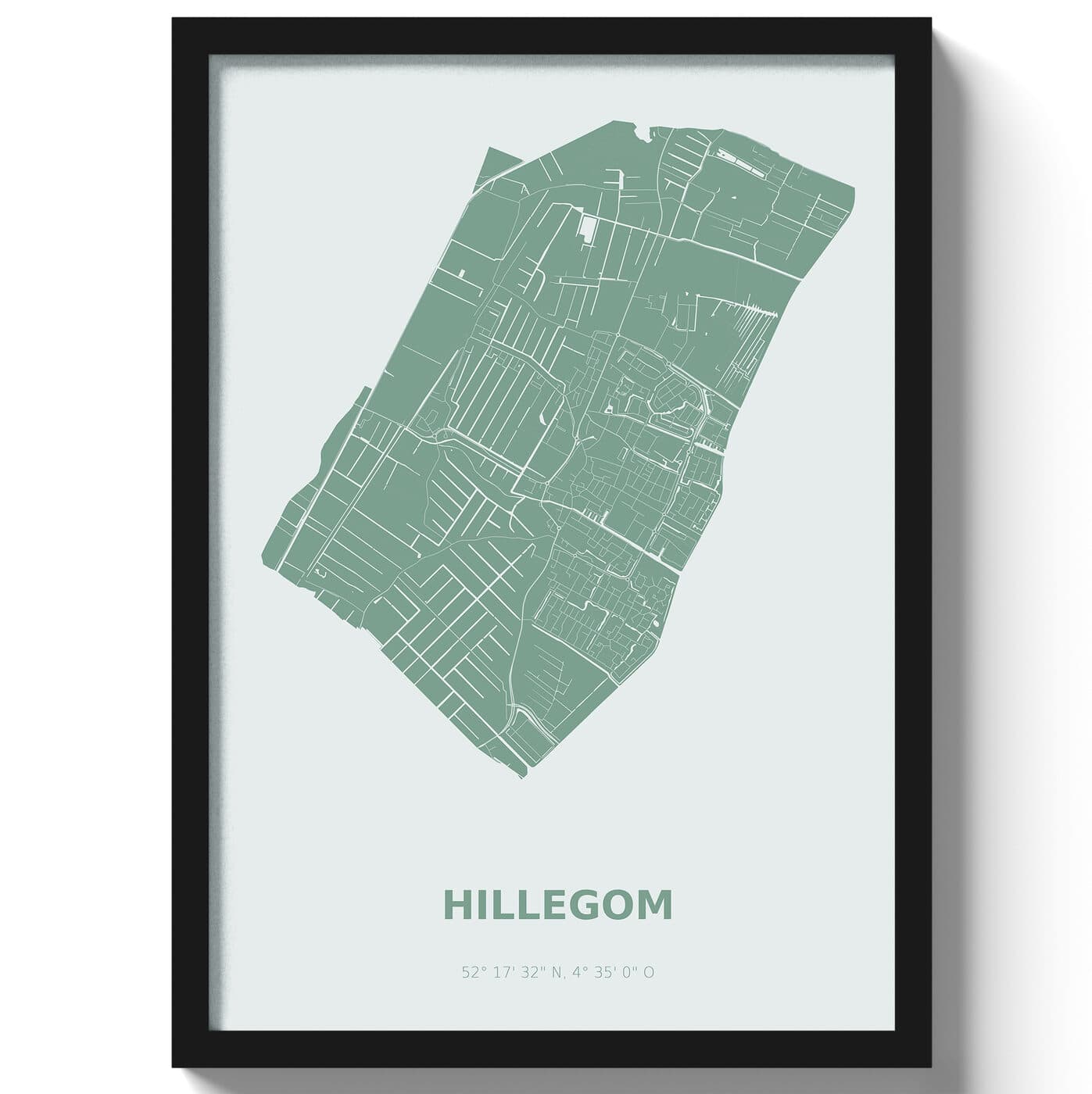 Poster Hillegom - Groen