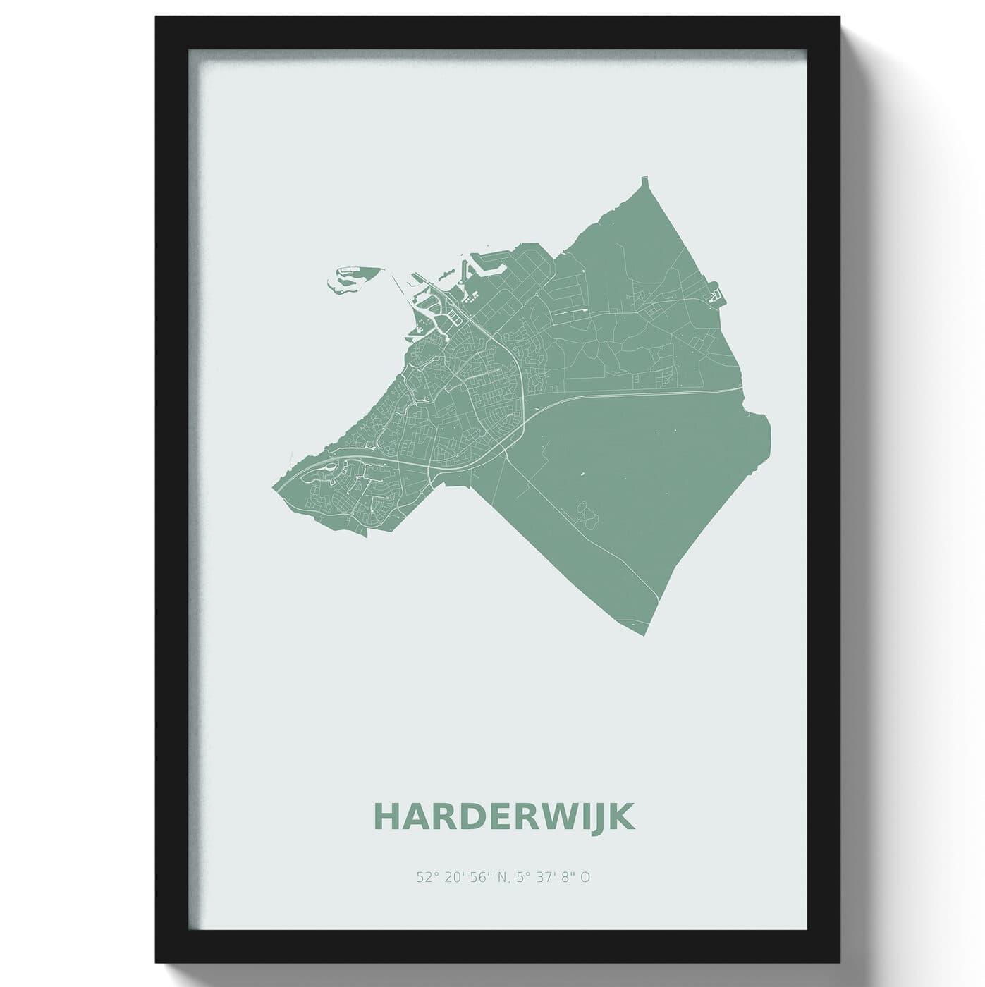 Poster Harderwijk - Groen