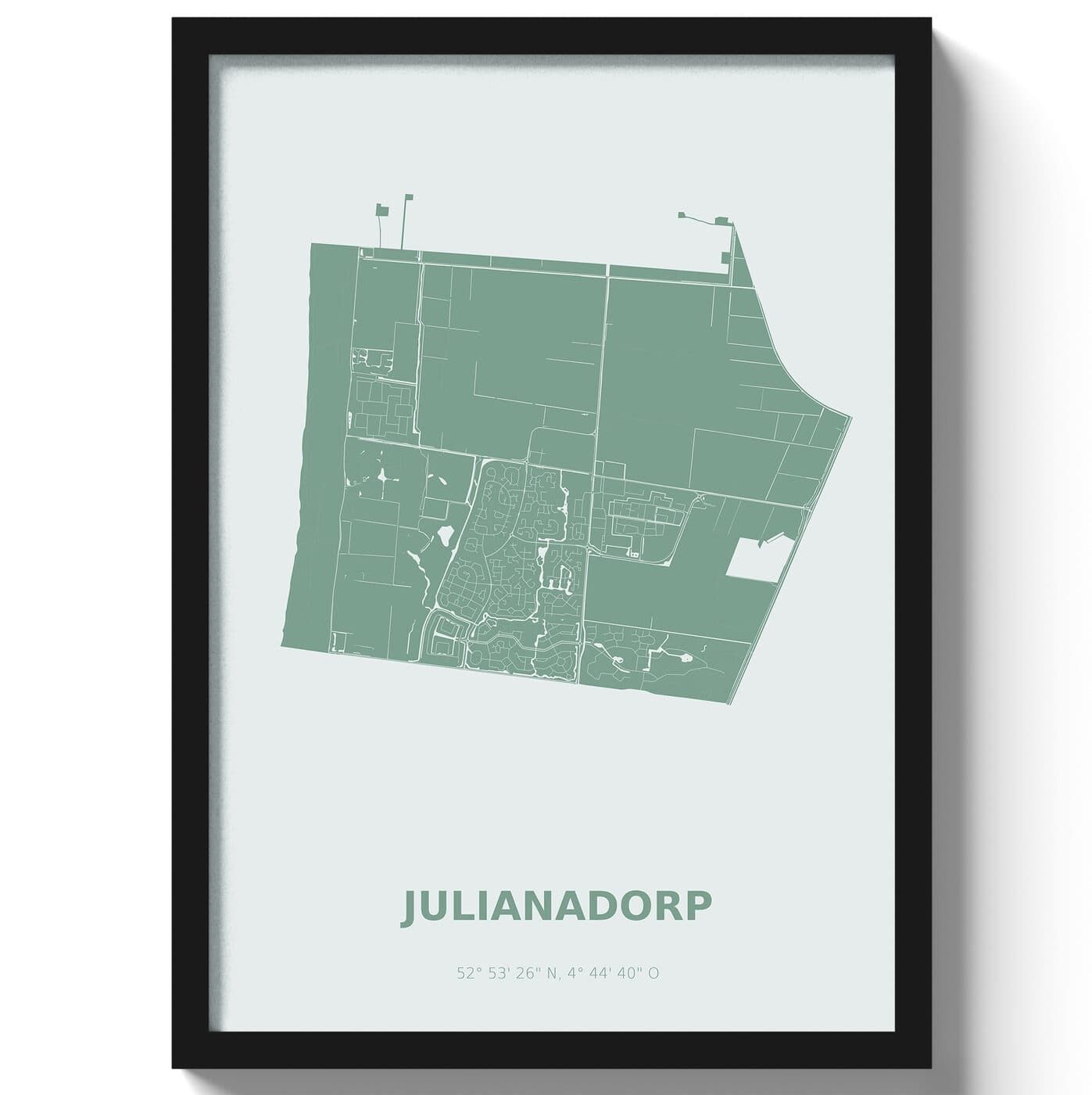Poster Julianadorp - Groen