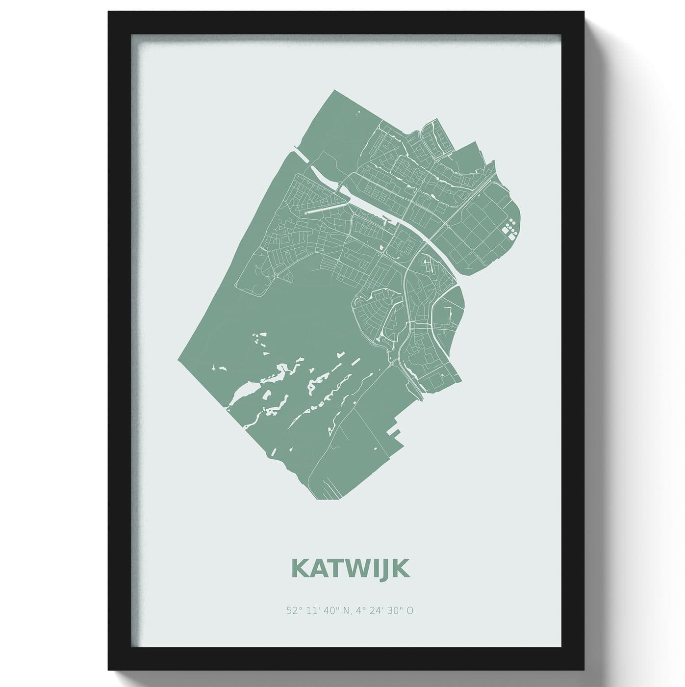 Poster Katwijk - Groen