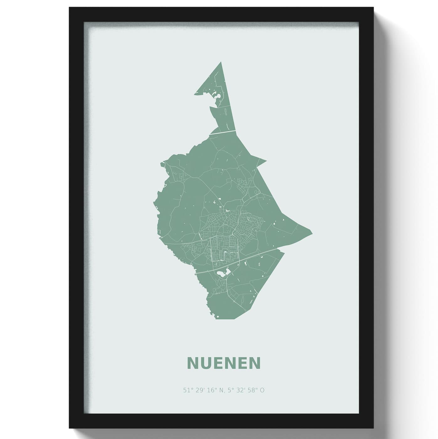 Poster Nuenen - Groen