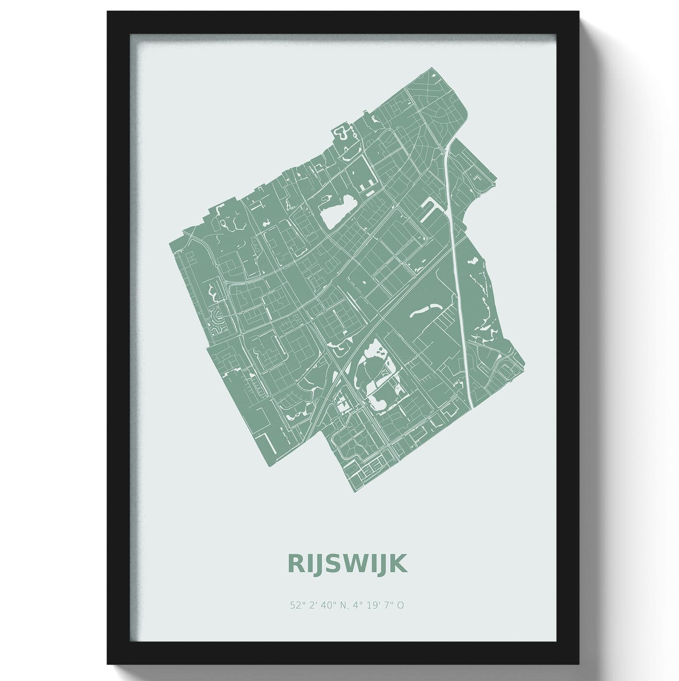 Poster Rijswijk - Groen