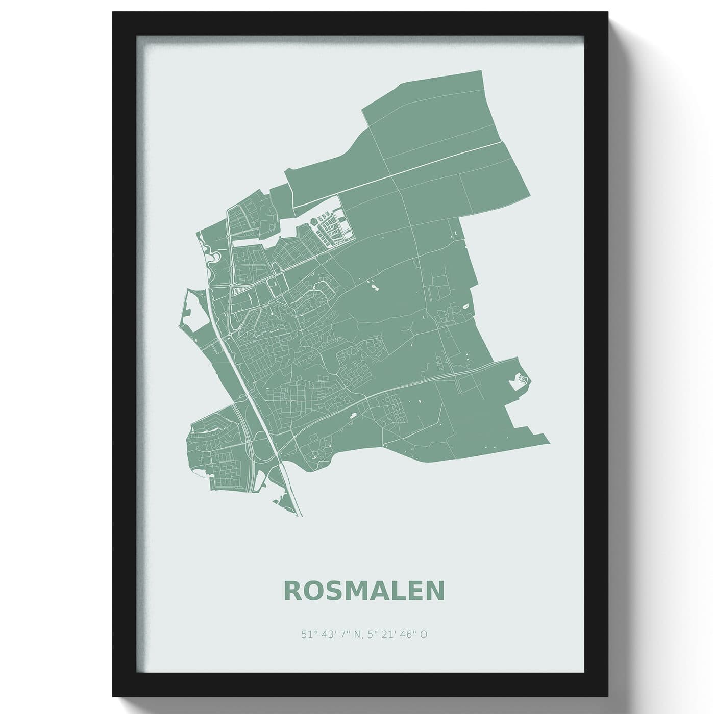 Poster Rosmalen - Groen