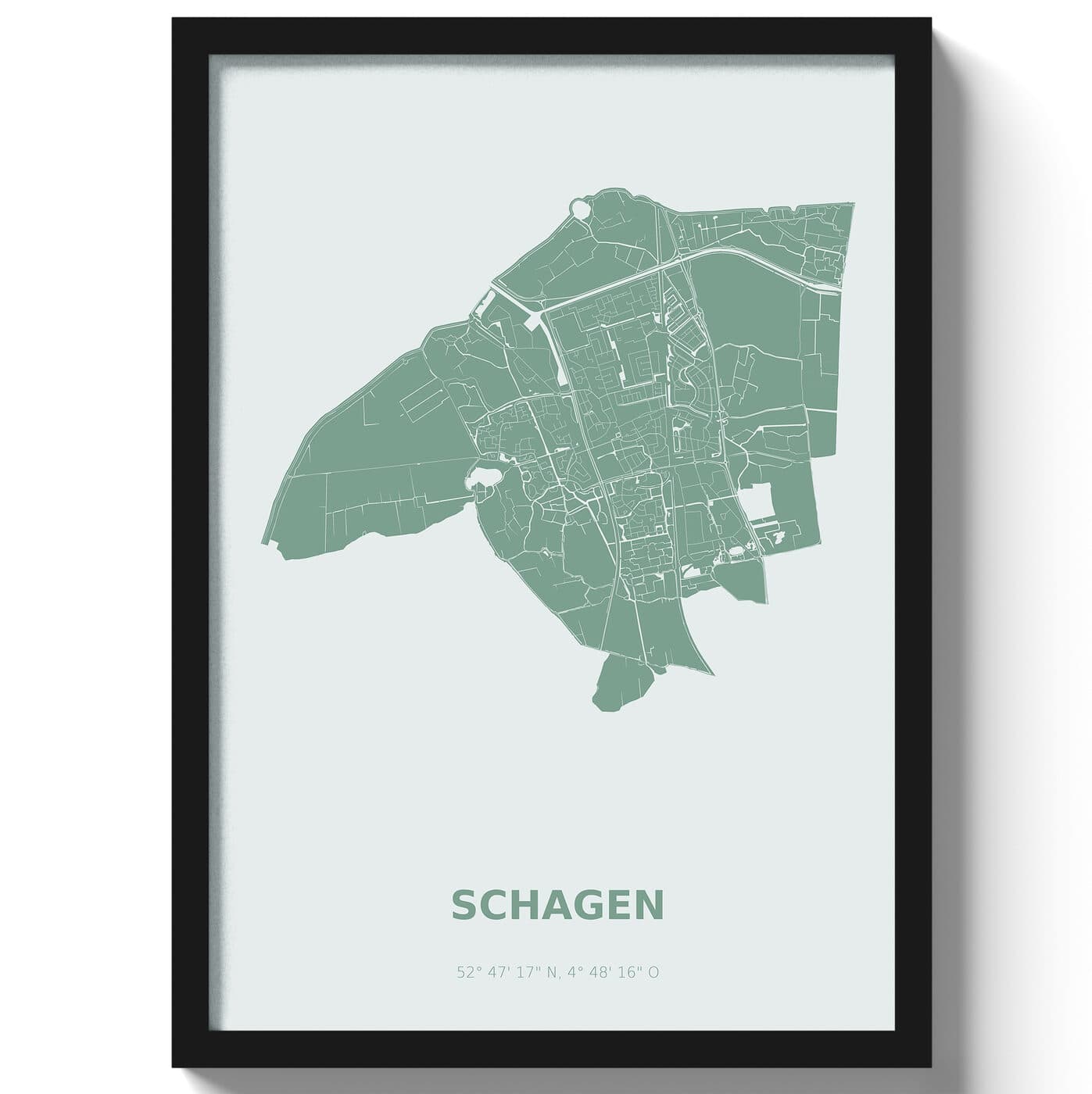 Poster Schagen - Groen