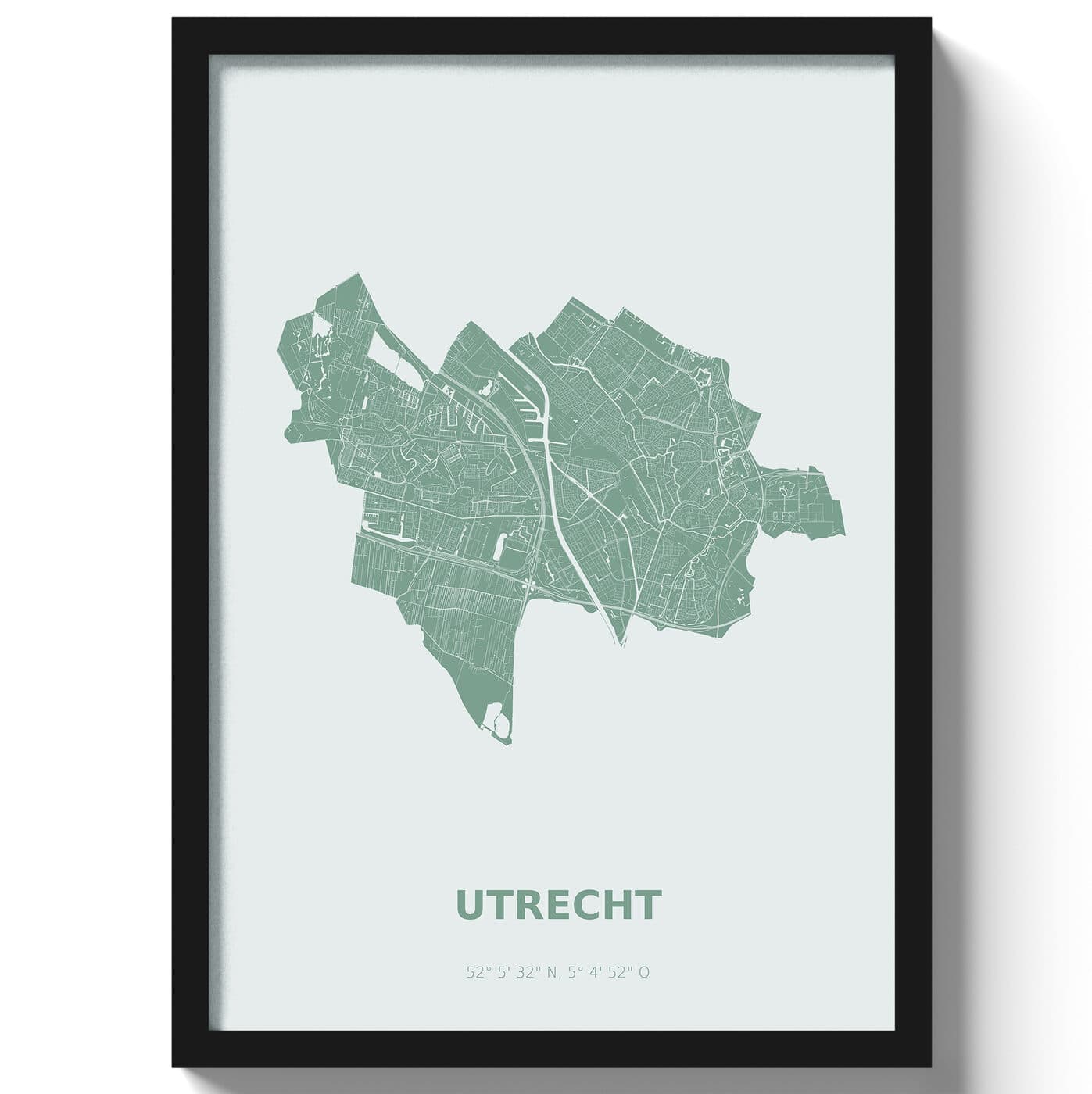 Poster Utrecht - Groen