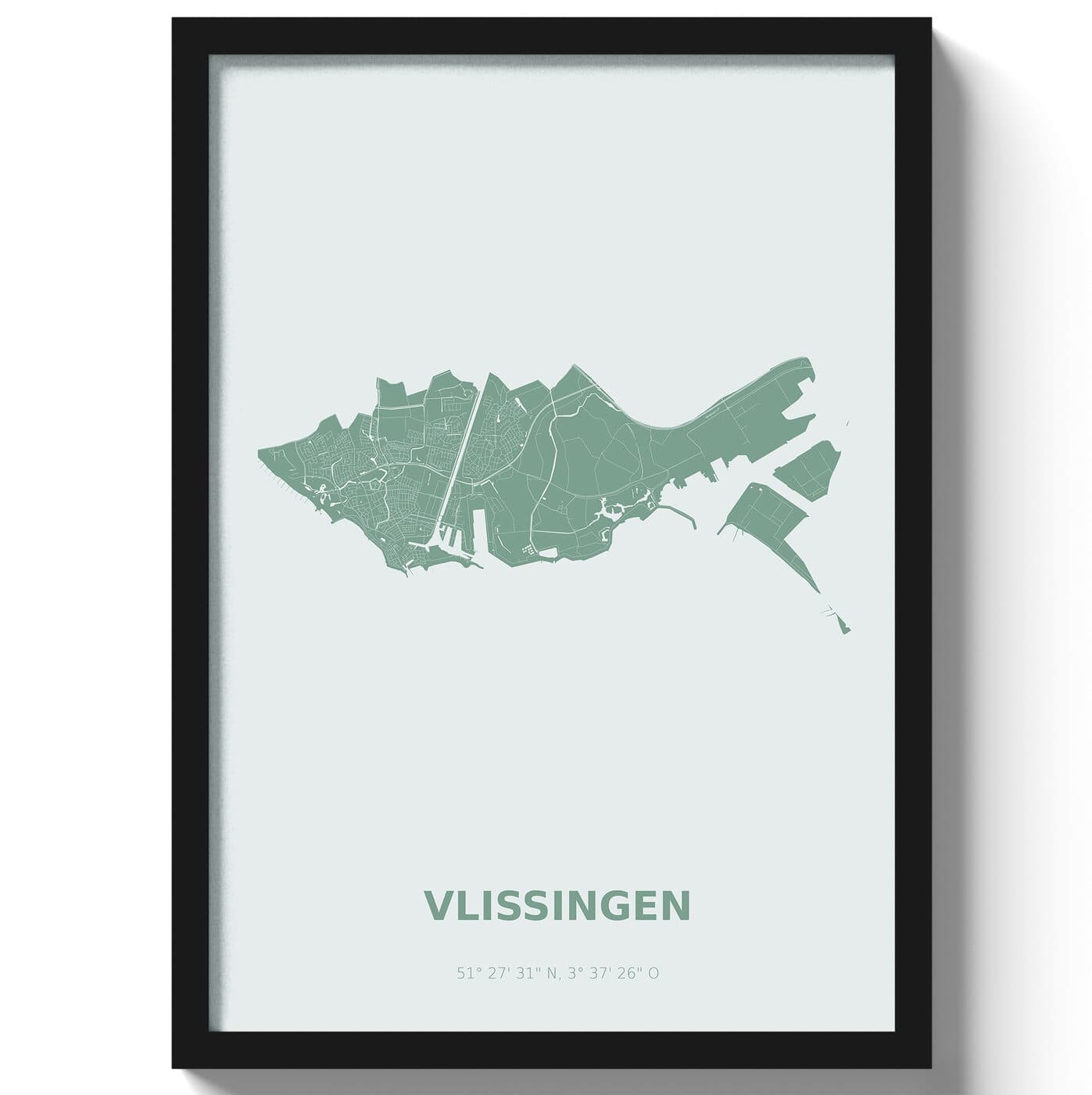 Poster Vlissingen - Groen