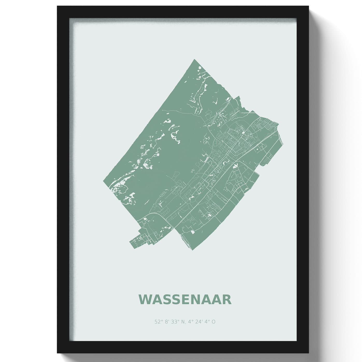 Poster Wassenaar - Groen