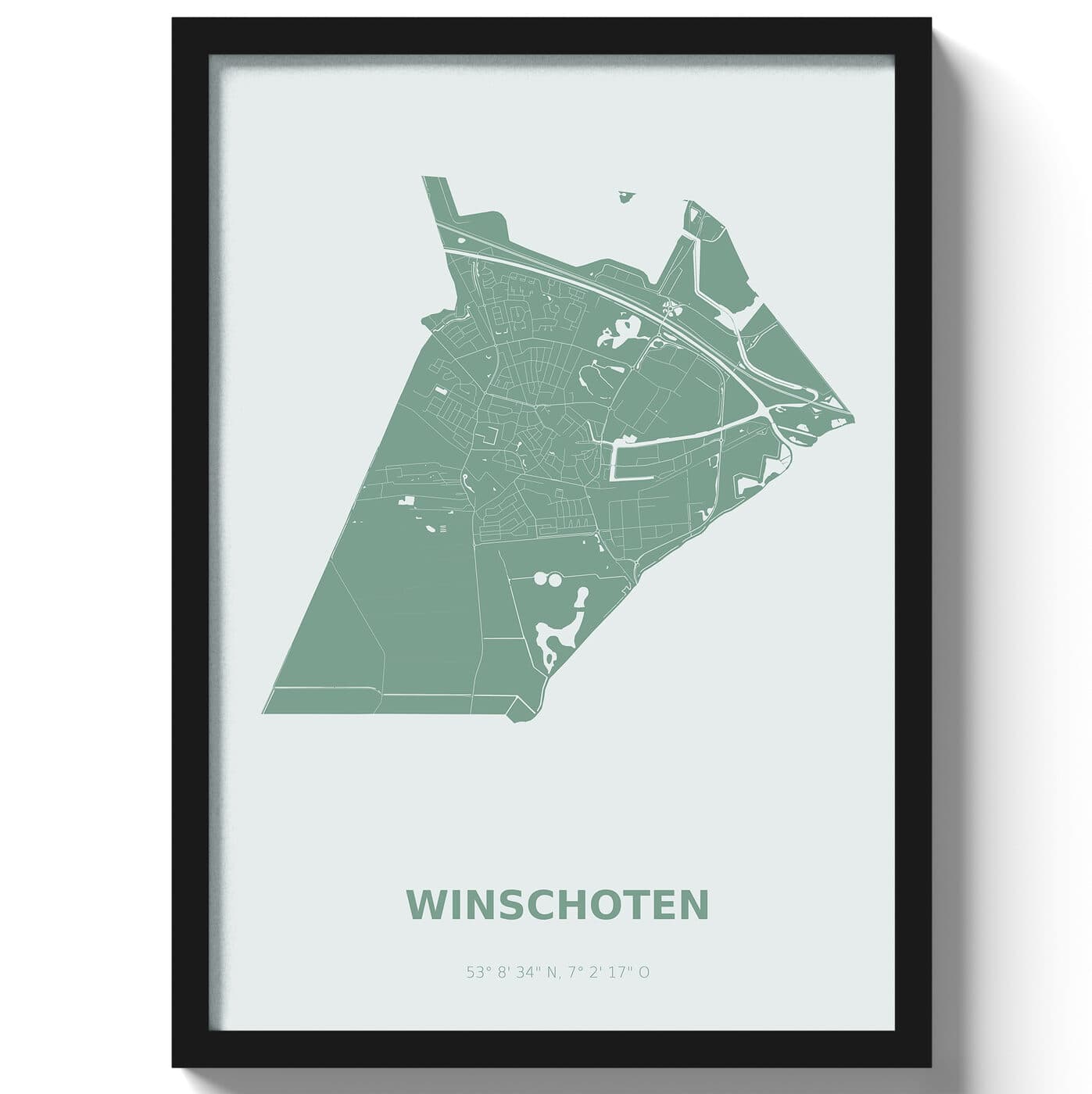 Poster Winschoten - Groen
