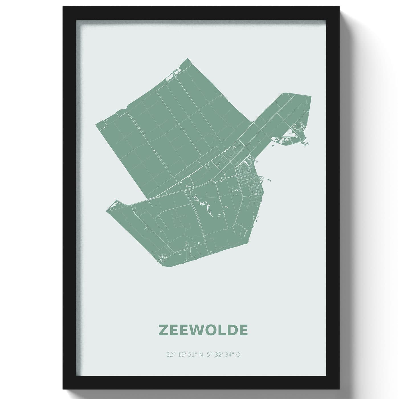 Poster Zeewolde - Groen