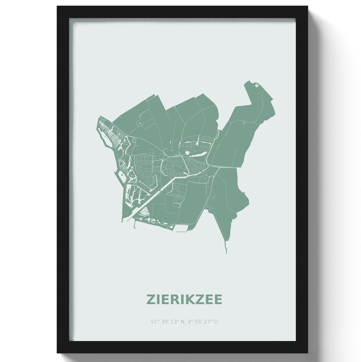 Poster Zierikzee - Groen